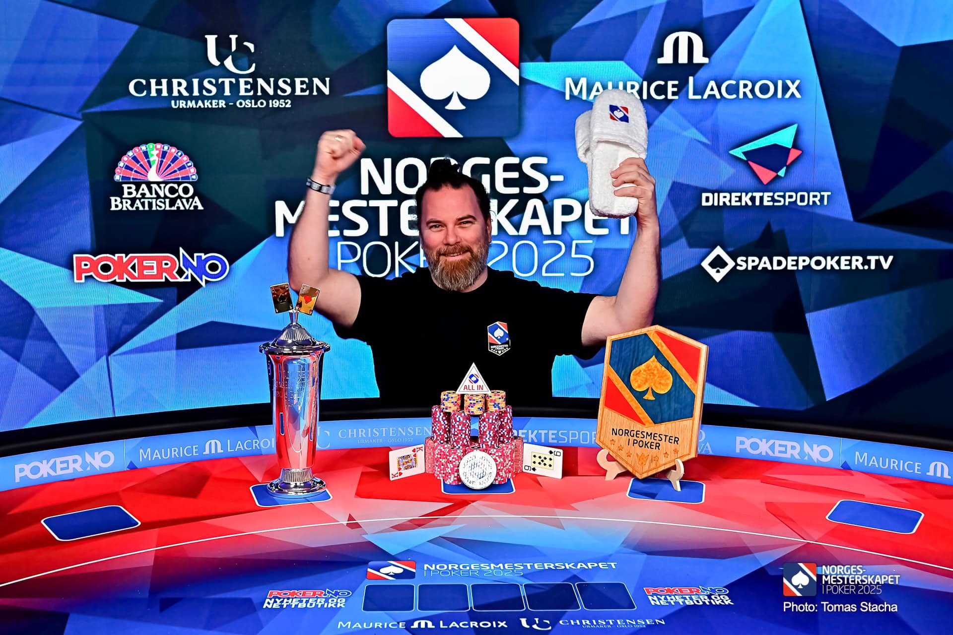 Ambjørn Haga i poker-NM 2025.