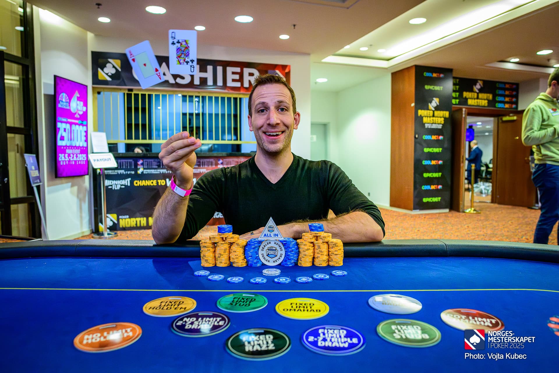 Benny Jules Glaser vant 10-Game i poker-NM 2025.