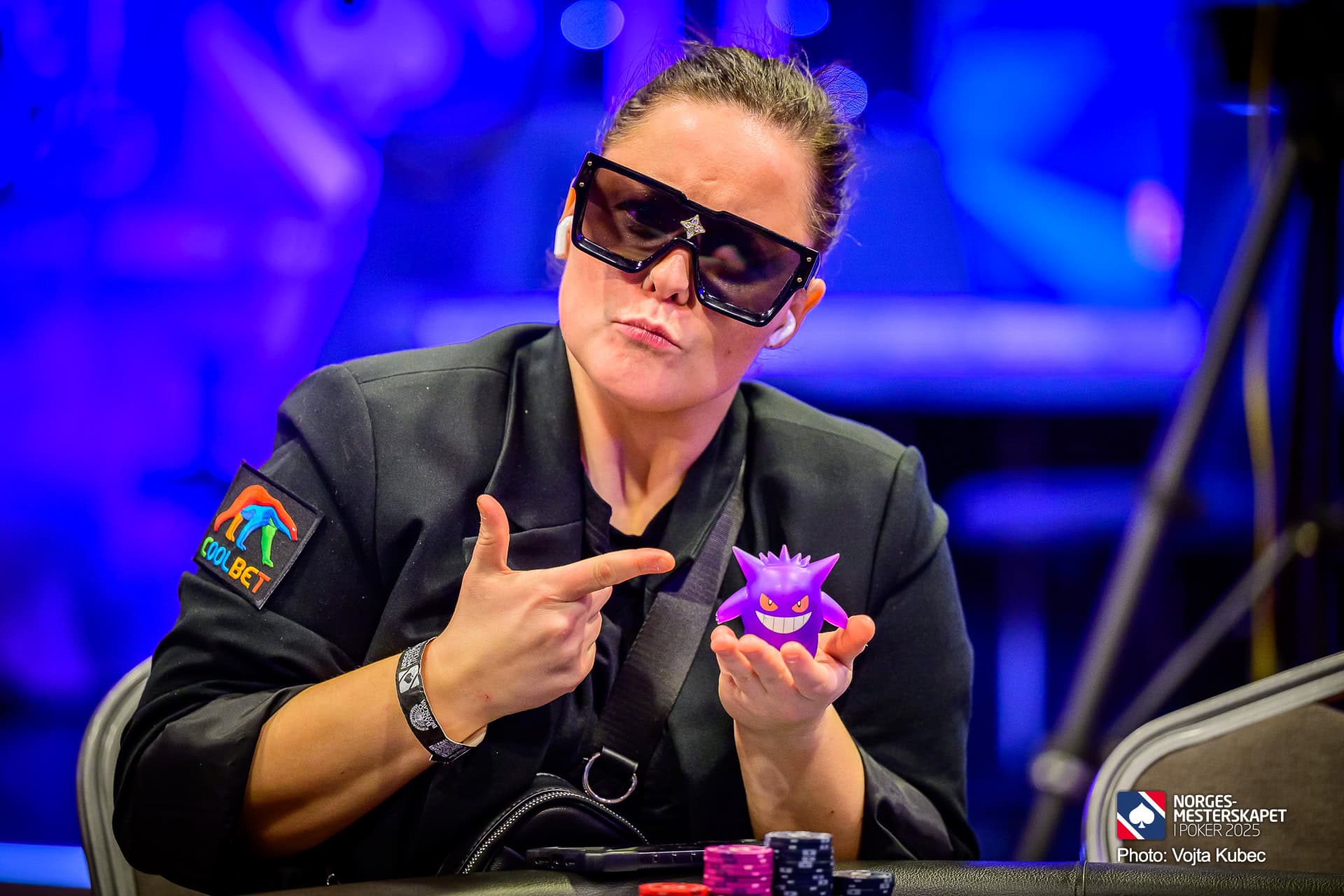 Elisabeth Nordskog i poker-NM 2025.