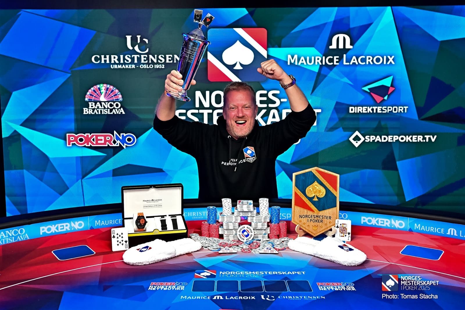 Espen Hagen vinner Main Event i poker-NM 2025.