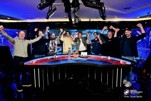 Finalebordet i Main Event 2025. 