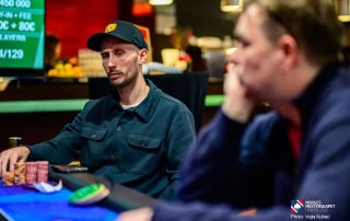 Mikal Blomlie i poker-NM 2025.