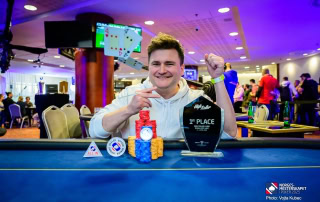 Espen Smørholm Sandvik ble nummer to i €2000 PLO High Roller 8-Max