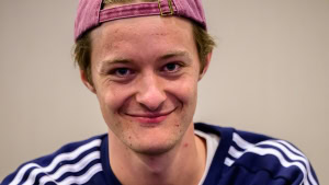 Silius Møll under poker-NM i Bratislava. Nå spiller han EPT Barcelona 2025. 