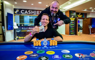 Benny Glaser og Tomas Stacha i poker-NM 2025.