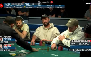 Jon Kyte spiller inn en million i Player´s Championship i WSOP.