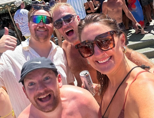 Norsk badelag i Vegas