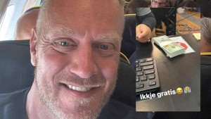 På bildet er Espen Hagens betaling for å spille Main Event dag 1 A i WSOP 2025.