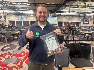 Jon Kyte i pengene i Main Event - igjen. Her på slutten av dag 4 i 2025.