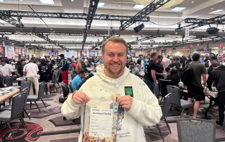 Jon Kyte etter dag 3 nærmer seg pengene i WSOP Main Event 2025.