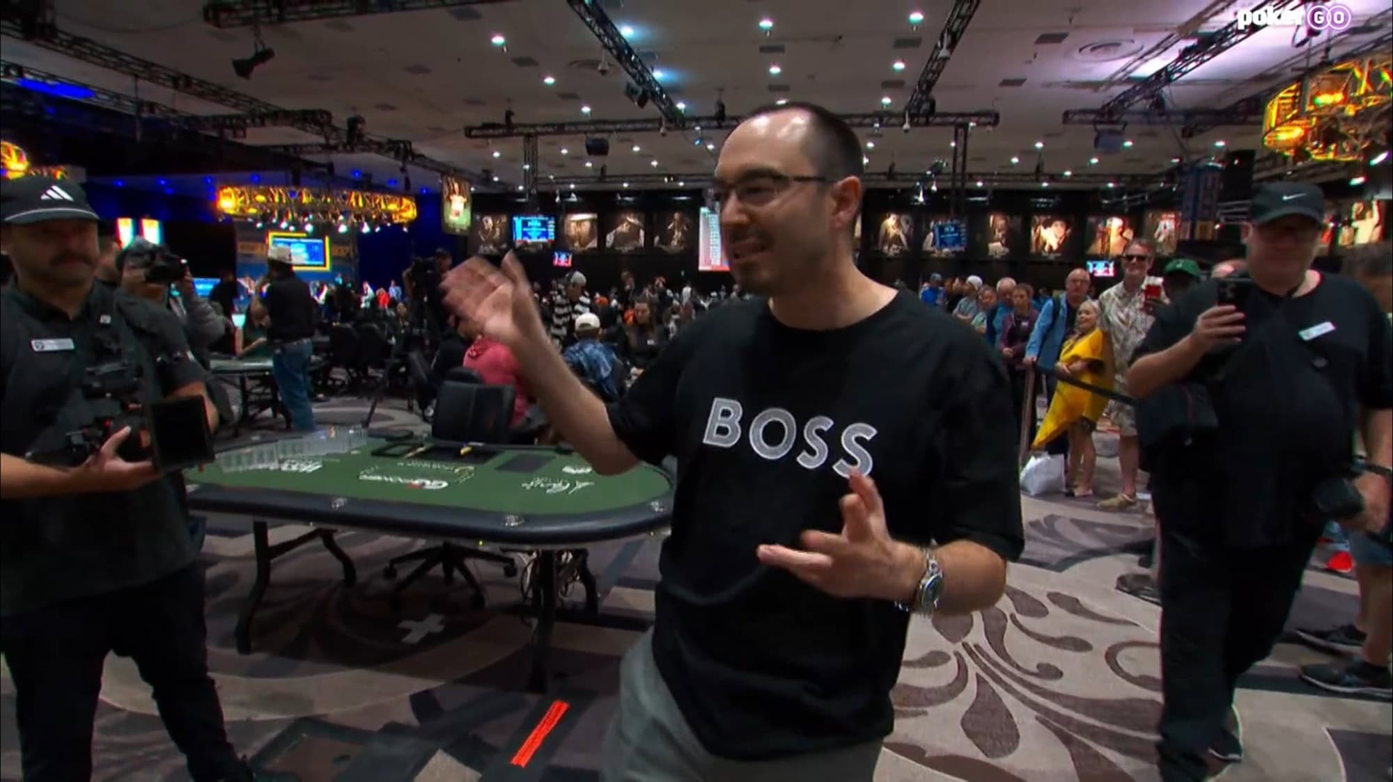 Will Kassouf tydelig opprørt på dag 7 i WSOP Main Event 2025.