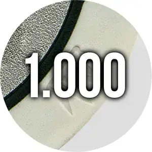 Sjetong med valør 1.000 Hvit