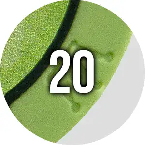 Sjetong med valør 20 Lysegrønn (Utgående)