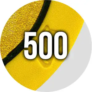 Sjetong med valør 500 Gul
