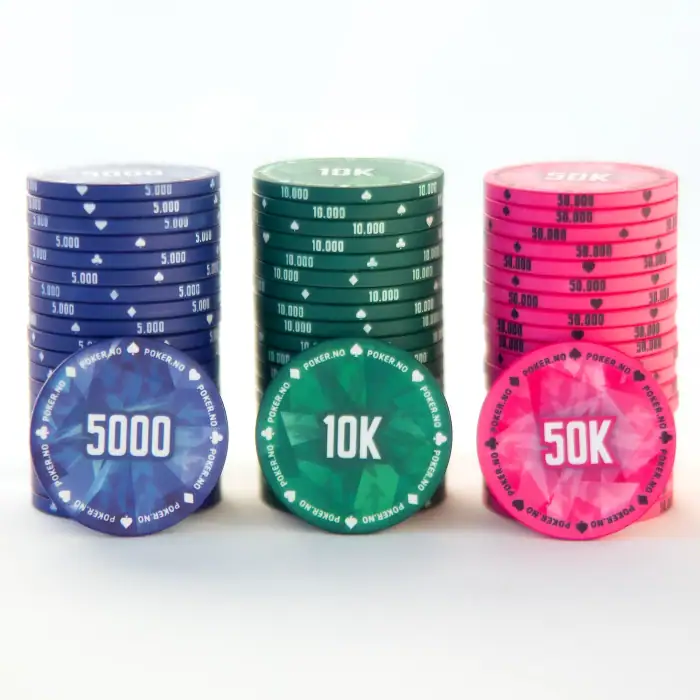 Sjetonger, fiskemotiv, chips, poker, poker.no