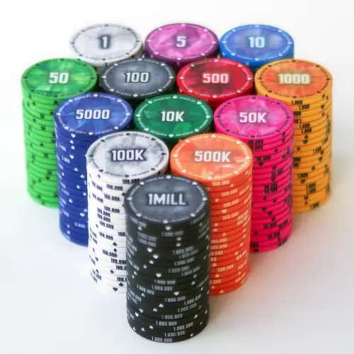 Sjetonger, fiskemotiv, chips, poker, poker.no