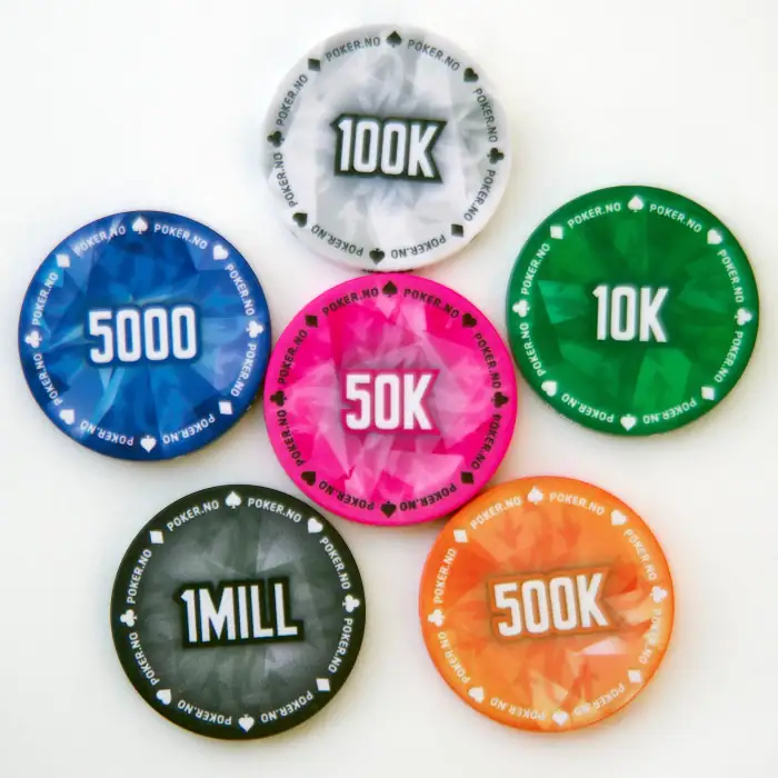 Sjetonger, fiskemotiv, chips, poker, poker.no