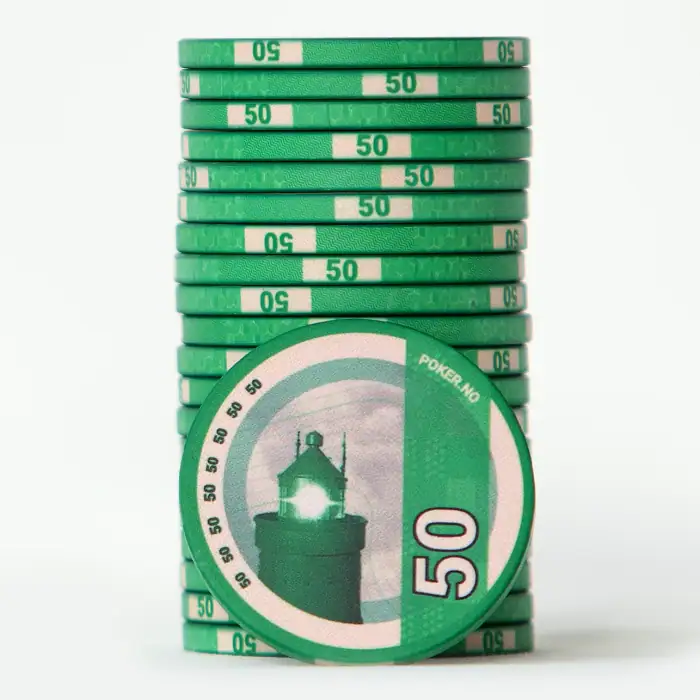 Sjetonger, seddelmotiv, chips, poker, poker.no, stack