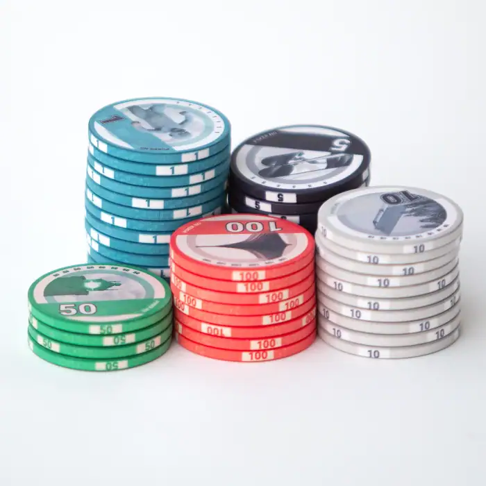 Sjetonger, seddelmotiv, chips, poker, poker.no, stack