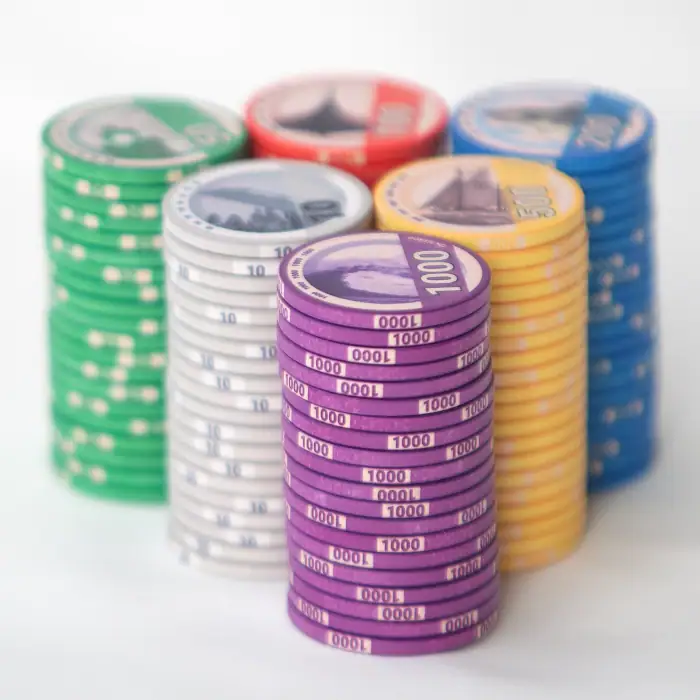 Sjetonger, seddelmotiv, chips, poker, poker.no, stack
