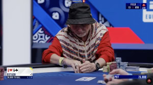 Tom Bedell er chippie i Main Event i EPT Malta. 