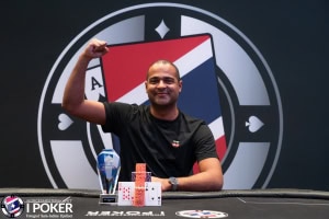 Mathias Diego Vollan Pettersen vant Norsk Pokerforbunds endagsturbo i poker-NM 2025 på Gardermoen. 