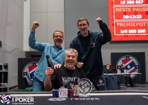 Trond Bastiansen er en av mange vinnere i poker-NM 2025 på Gardermoen med seier i Turbo.