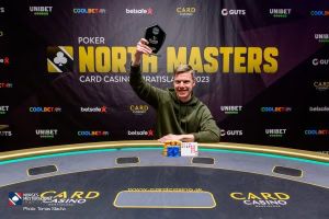 Ørjan Skommo som vinner av €250 Lowball Draw Mix i 2023. 