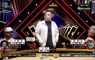 Kayhan Mokri leder 250K NLH Triton Invitational på Bahamas