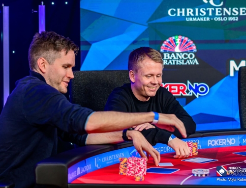 Børge Dypvik har stor stack til dag 2 i Online PokerNM