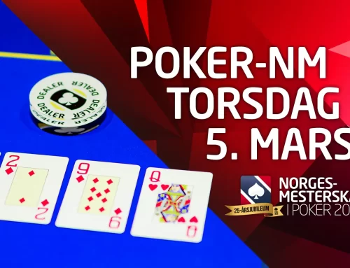 Dette skjer i poker-NM torsdag 5. mars 2026