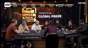 Finalebordet i Super High Roller Bowl $100k Mixed Games.