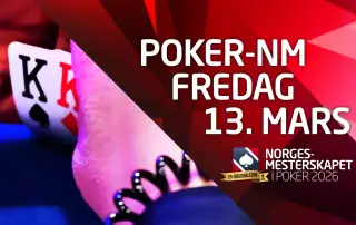Dette skjer i poker-NM fredag 13. mars