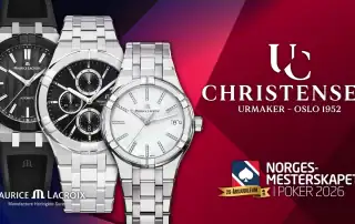 Urmaker Christensen gir eksklusive klokker til vinnere i poker-NM