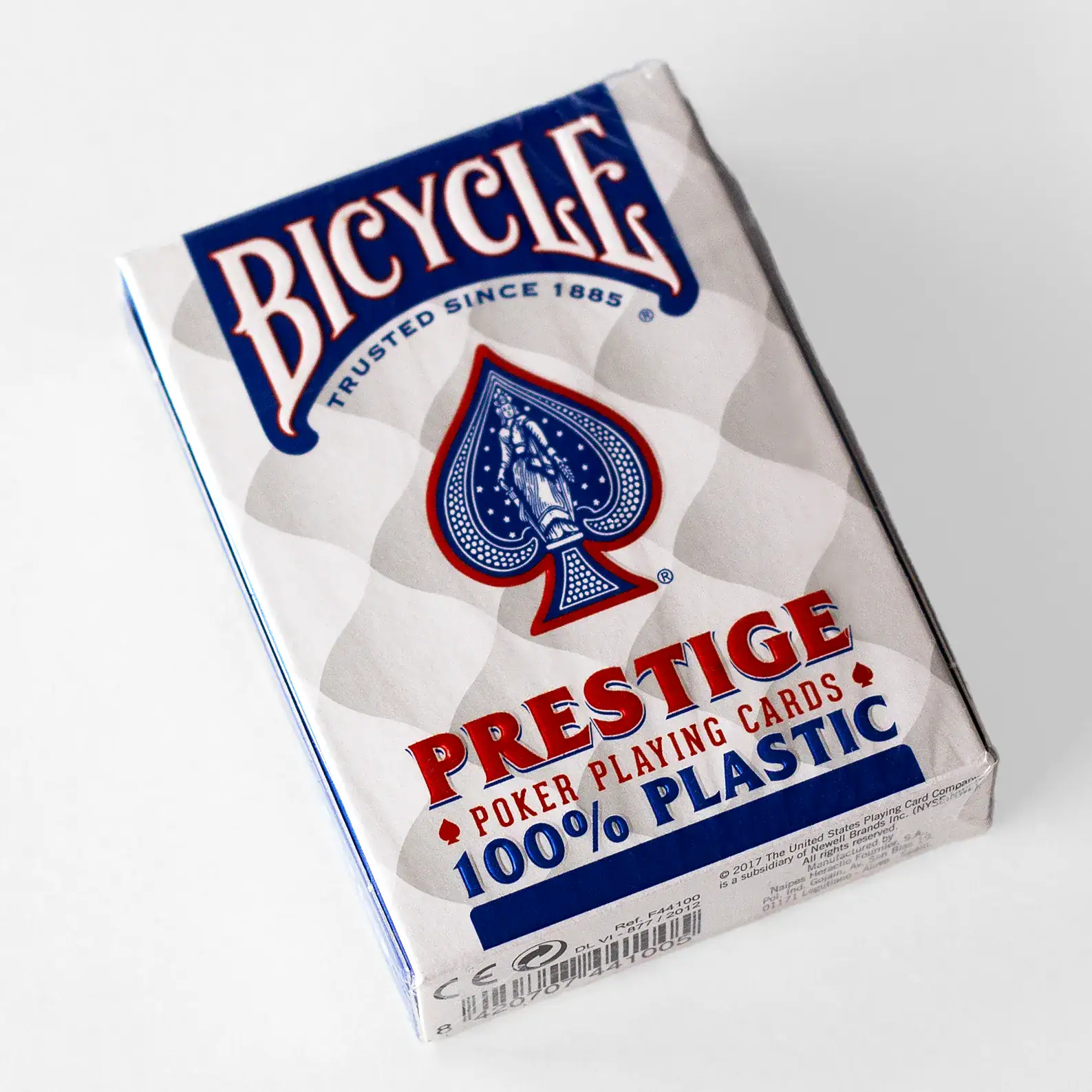 Blå poker Bicycle Prestige kortstokk.
